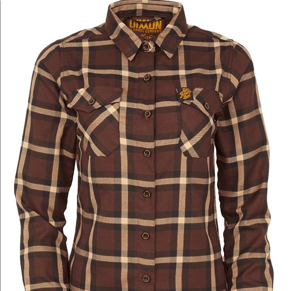 DIXXON X ZAC BROWN BAND Womens Medium Flannel - Picture 3 of 5